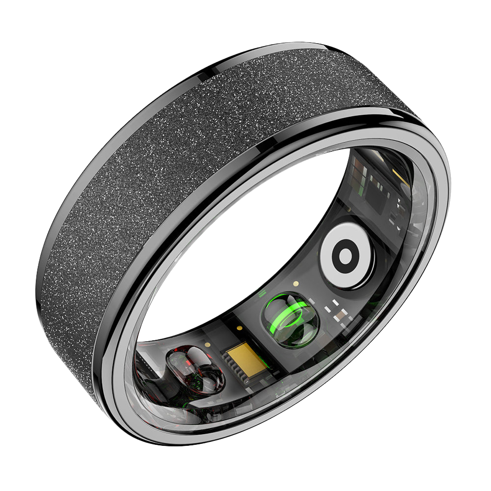 COLMi R10 Smart Ring Black - Heart Rate, Blood Oxygen Monitoring & Waterproof Design Up Sensors