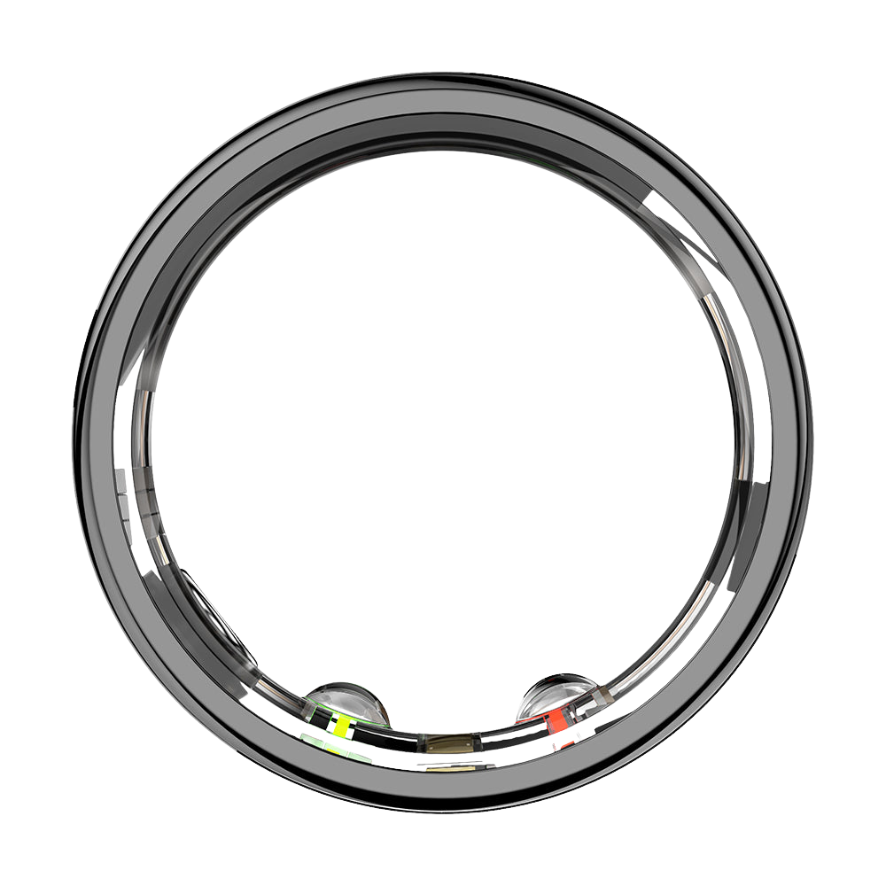 COLMi R10 Smart Ring Black - Heart Rate, Blood Oxygen Monitoring & Waterproof Design Right