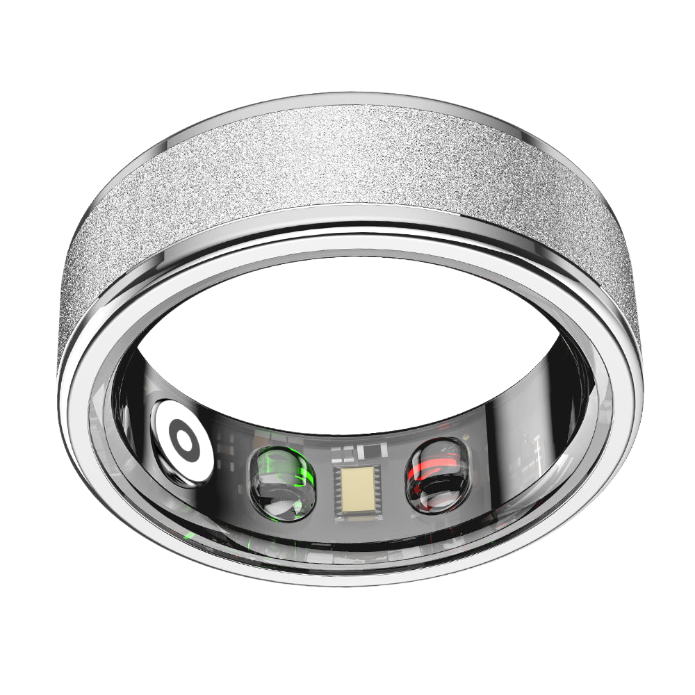 COLMi R10 Smart Ring Silver - Heart Rate, Blood Oxygen Monitoring & Waterproof Design Right Up