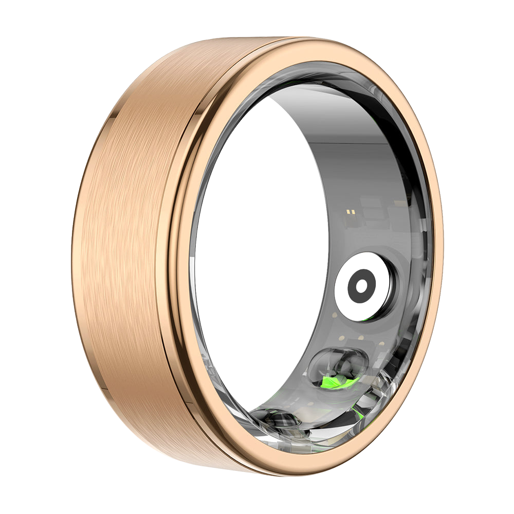 Colmi R03 Smart Ring Heart Rate Blood Oxygen Monitoring Waterproof Design Gold Right